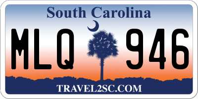 SC license plate MLQ946