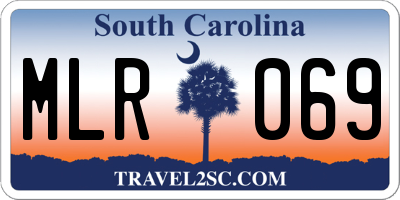 SC license plate MLR069
