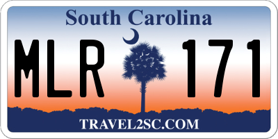 SC license plate MLR171