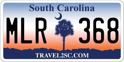SC license plate MLR368