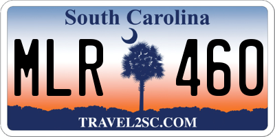 SC license plate MLR460