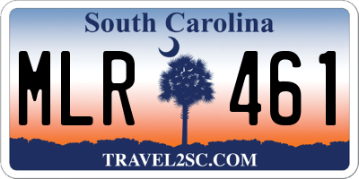 SC license plate MLR461