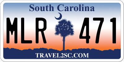 SC license plate MLR471