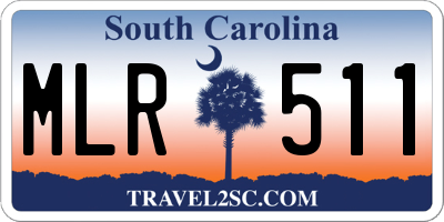 SC license plate MLR511