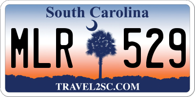 SC license plate MLR529