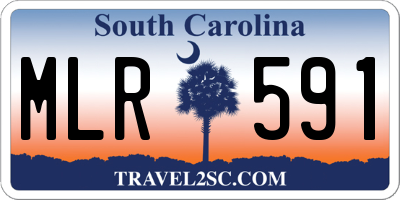 SC license plate MLR591