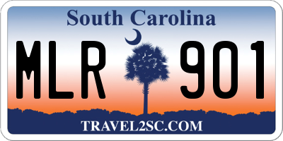 SC license plate MLR901