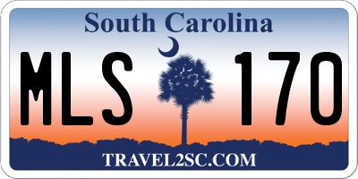 SC license plate MLS170