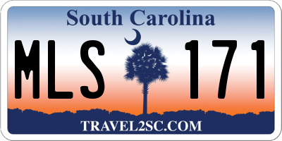 SC license plate MLS171
