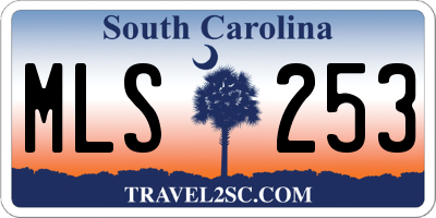 SC license plate MLS253