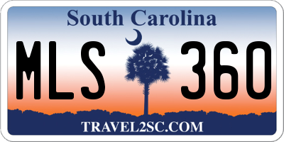 SC license plate MLS360