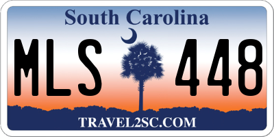 SC license plate MLS448