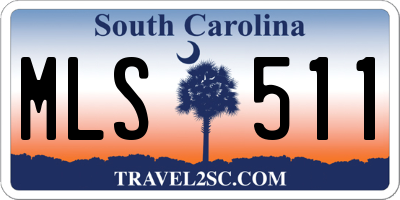 SC license plate MLS511
