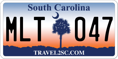 SC license plate MLT047