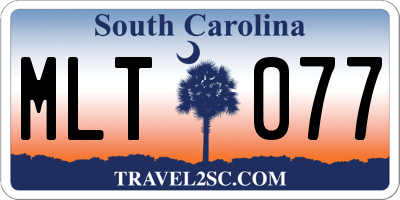 SC license plate MLT077