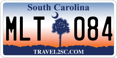 SC license plate MLT084