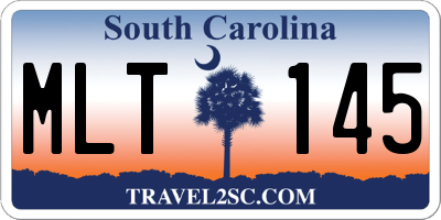 SC license plate MLT145