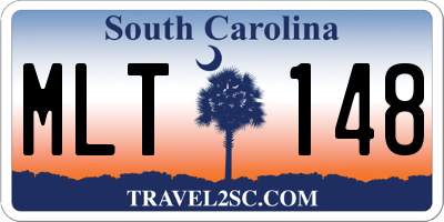 SC license plate MLT148