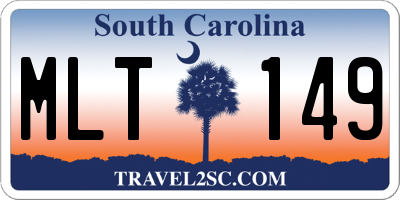 SC license plate MLT149