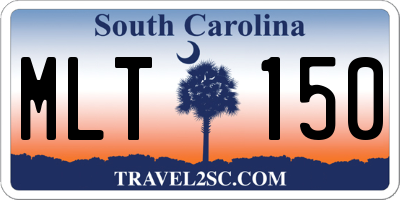 SC license plate MLT150