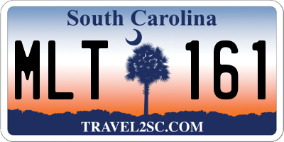 SC license plate MLT161