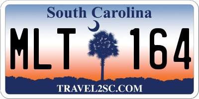 SC license plate MLT164