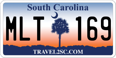 SC license plate MLT169