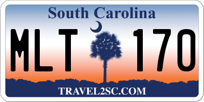 SC license plate MLT170
