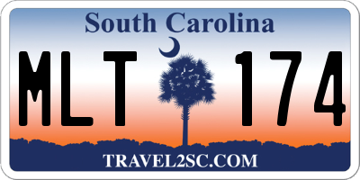 SC license plate MLT174