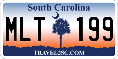 SC license plate MLT199