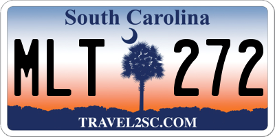 SC license plate MLT272