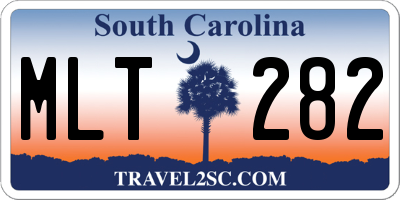 SC license plate MLT282