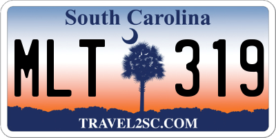 SC license plate MLT319