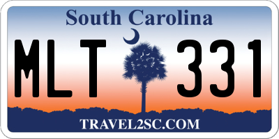 SC license plate MLT331