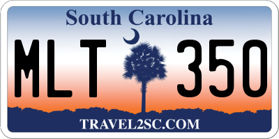 SC license plate MLT350