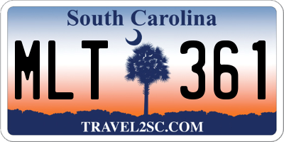 SC license plate MLT361