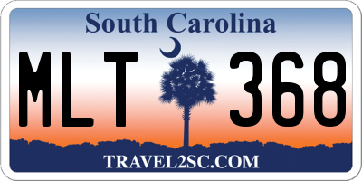 SC license plate MLT368