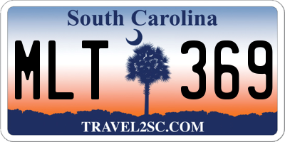 SC license plate MLT369