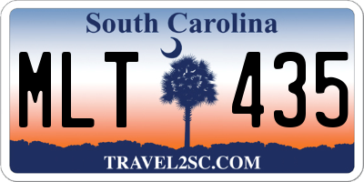 SC license plate MLT435