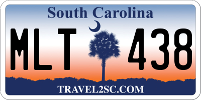 SC license plate MLT438