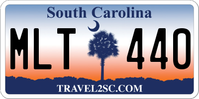 SC license plate MLT440