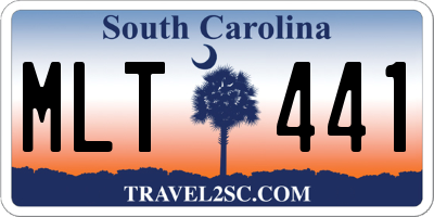 SC license plate MLT441