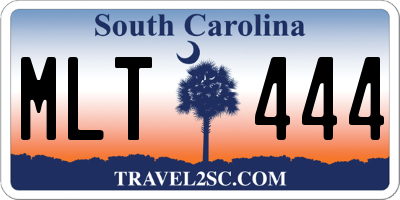 SC license plate MLT444