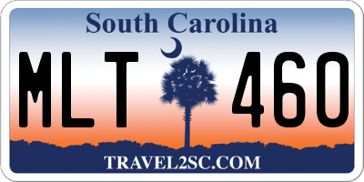 SC license plate MLT460