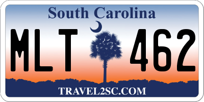 SC license plate MLT462