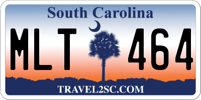 SC license plate MLT464
