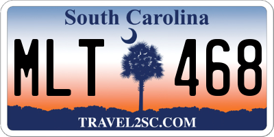 SC license plate MLT468