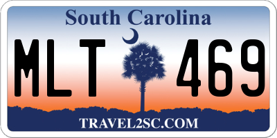 SC license plate MLT469