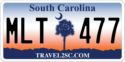 SC license plate MLT477