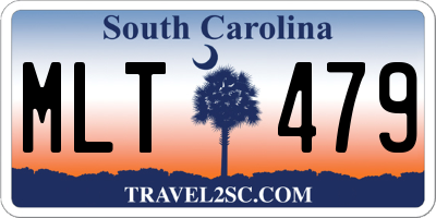 SC license plate MLT479